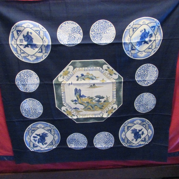 Vintage Japanese scarf - Picture 1 of 12